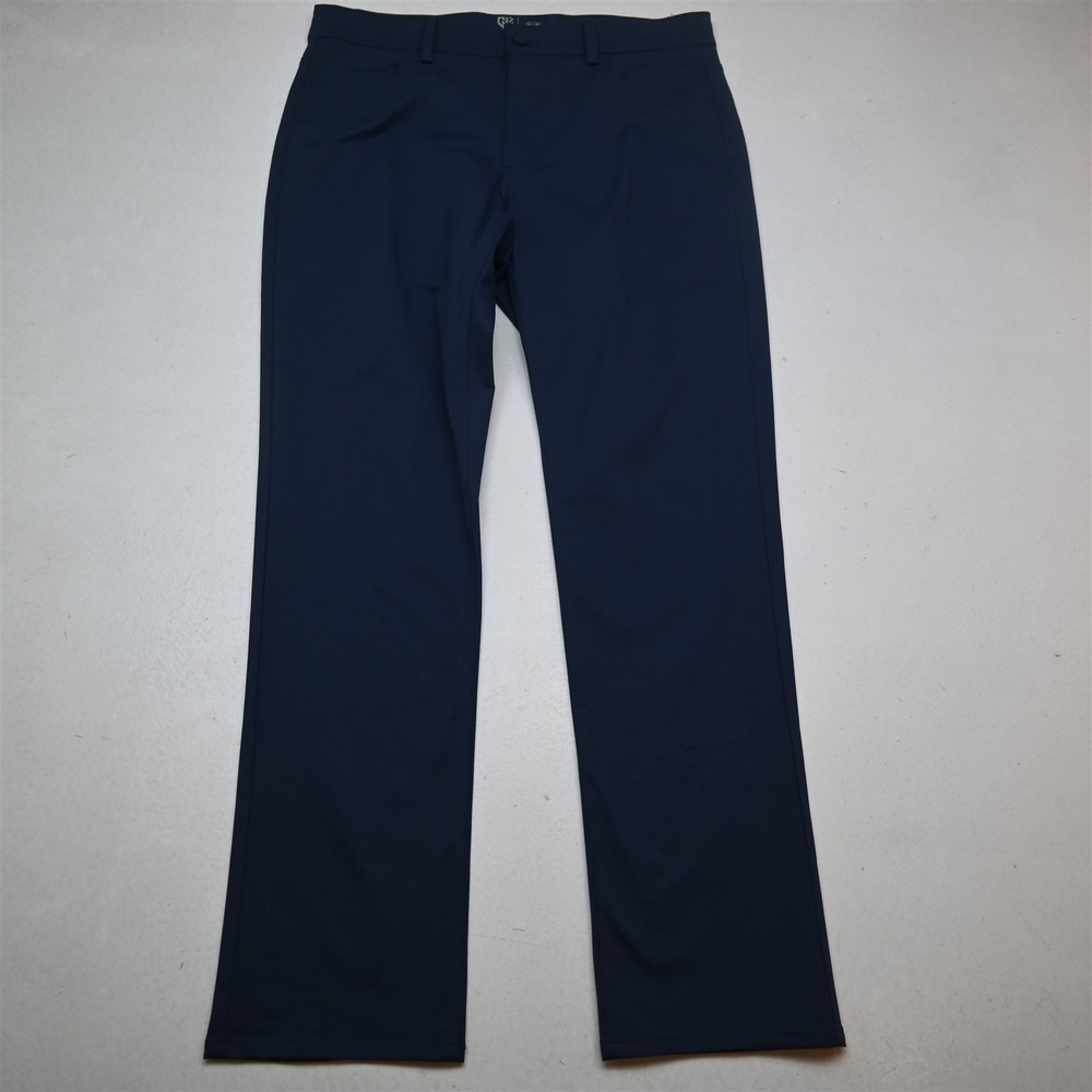 Graham Luxe 32x30 Blue 5 Pocket Straight Golf‎ Performance Mens Pants